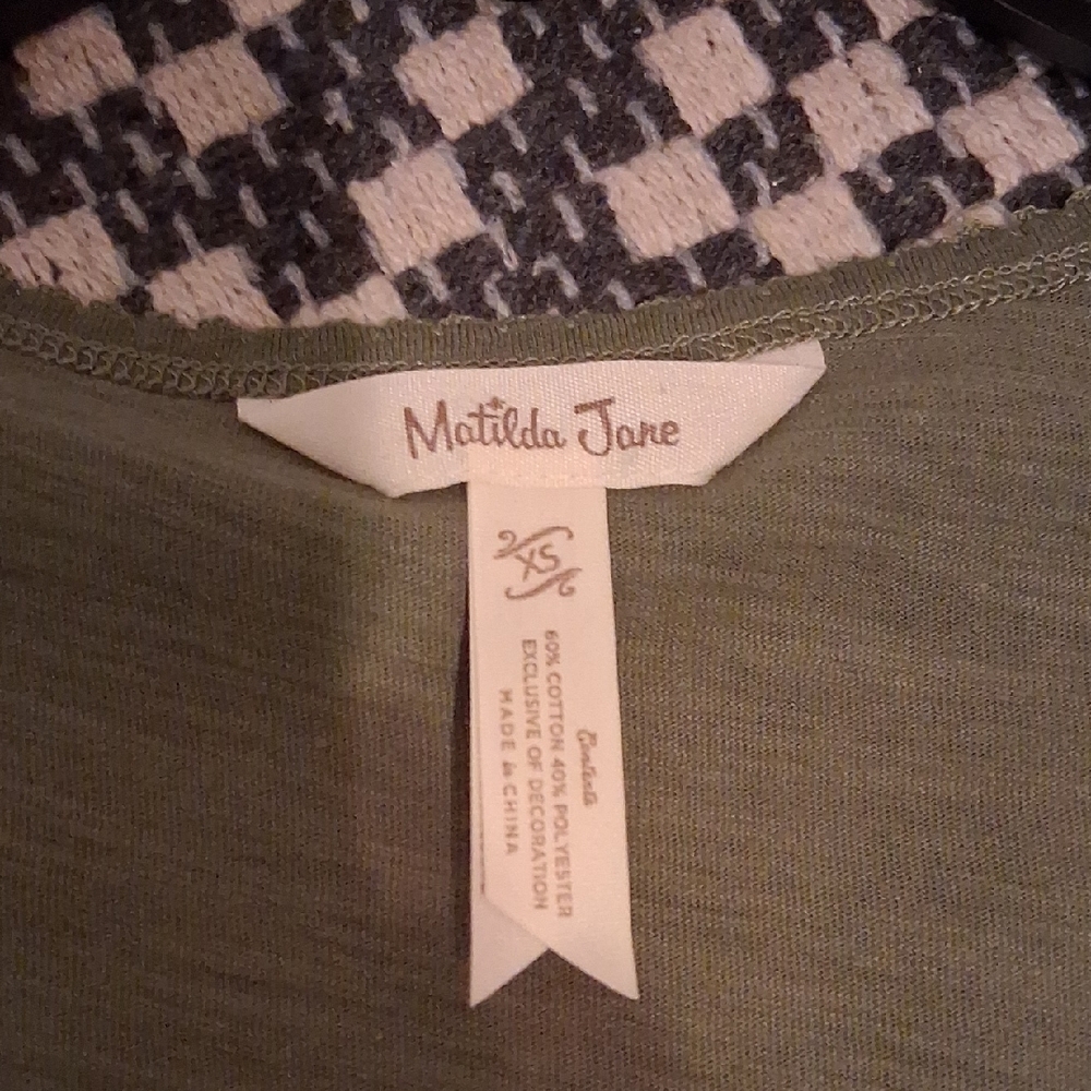 Matilda Jane Olive Tiered Dress - Picture 2 of 2